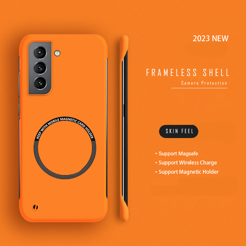 Hard PC Frameless Magnetic Pho - đánh giá và giá Ultra Thin Frameless Phone Cover