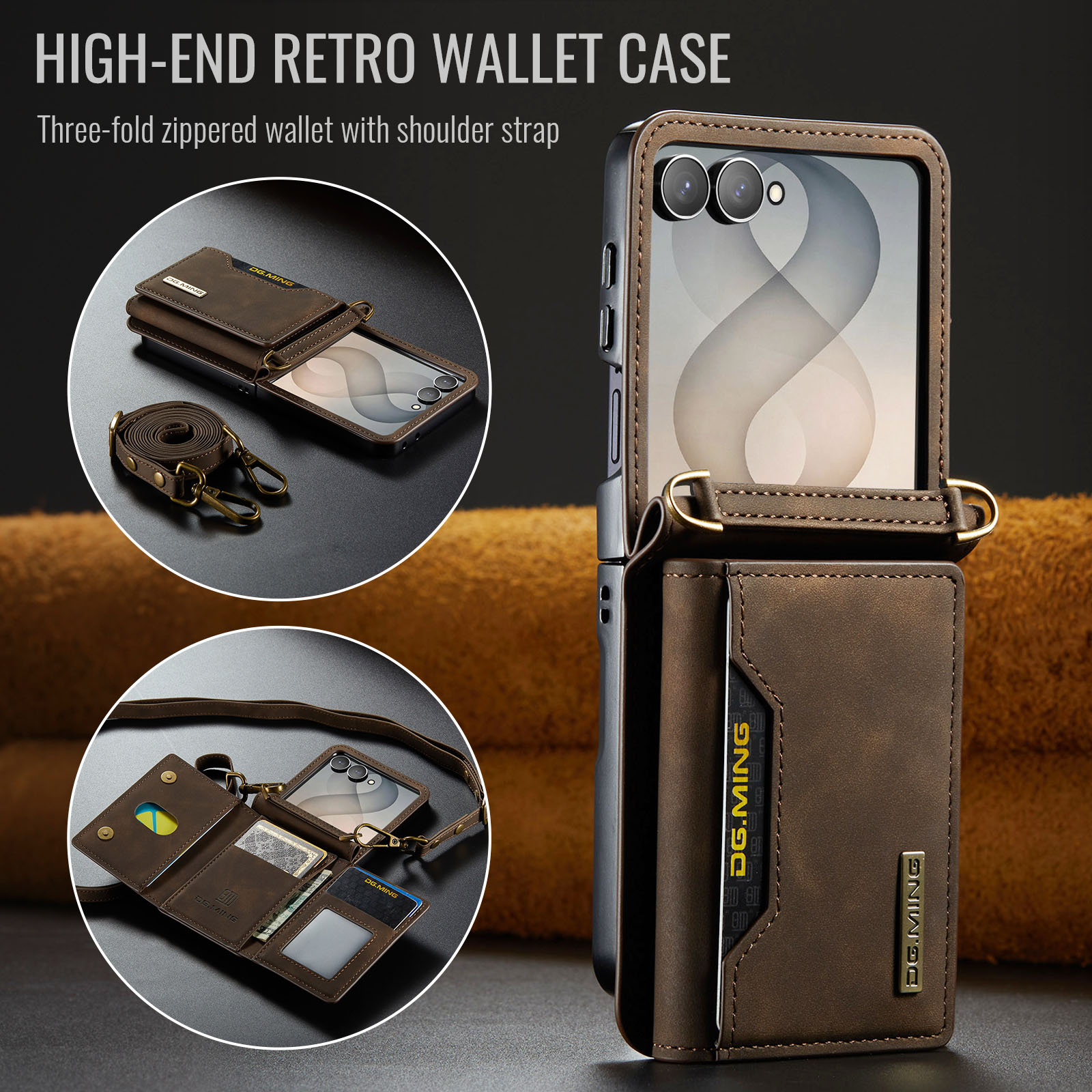 Crossbody Wallet Leather Phone - đánh giá và giá Leather Wallet Card Holder Phone Cover