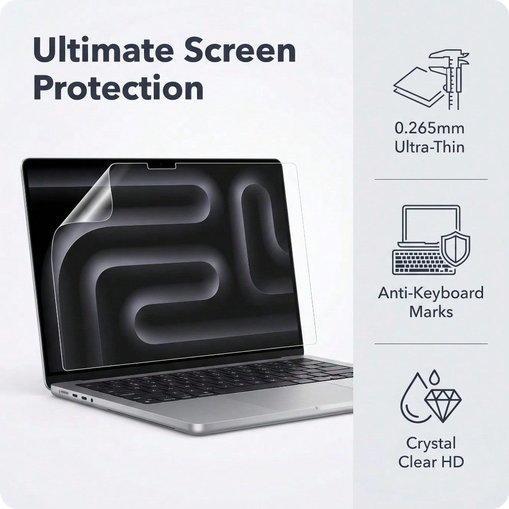 5 Pack for MacBook Pro 14 Inch - đánh giá và giá Matte Anti Glare Screen Protector