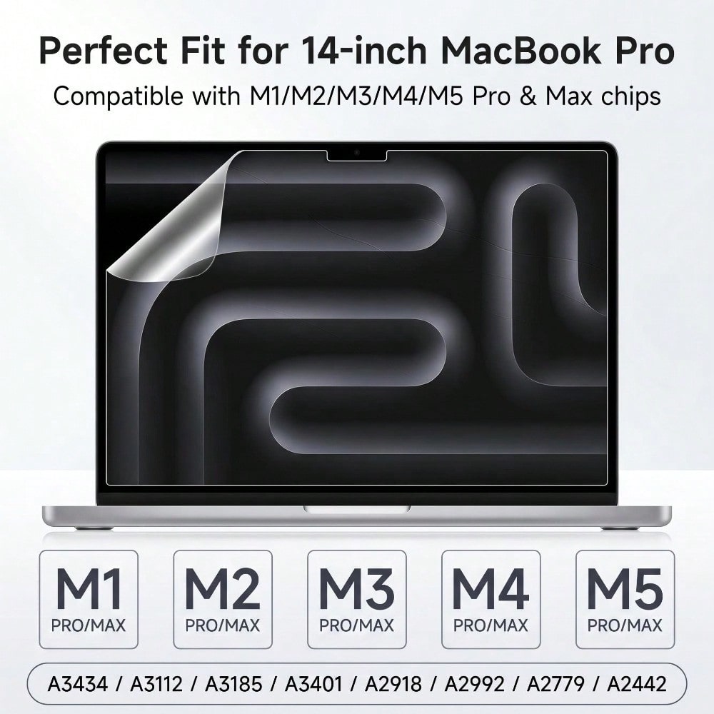 5 Pack for MacBook Pro 14 Inch - đánh giá và giá Matte Anti Glare Screen Protector