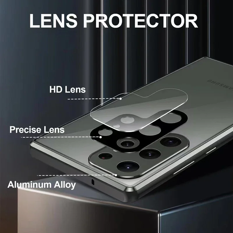 Metal Phone Case Double sided  - đánh giá và giá Anti Spy Privacy Glass Case