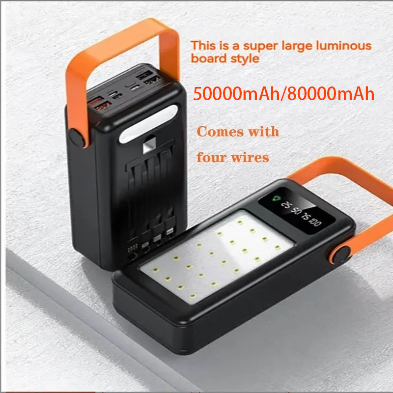 50000mAh 80000mAh Portable Pow - đánh giá và giá Power Banks