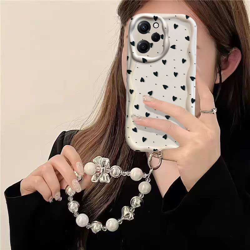 Case For RENO 15 15F 14 PRO 14 - đánh giá và giá Cute Cartoon Wrist Strap Silicone Case