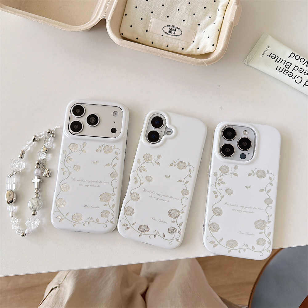 Vintage Silver Rose Garden Pho - đánh giá và giá Vintage Floral Pattern Soft Case
