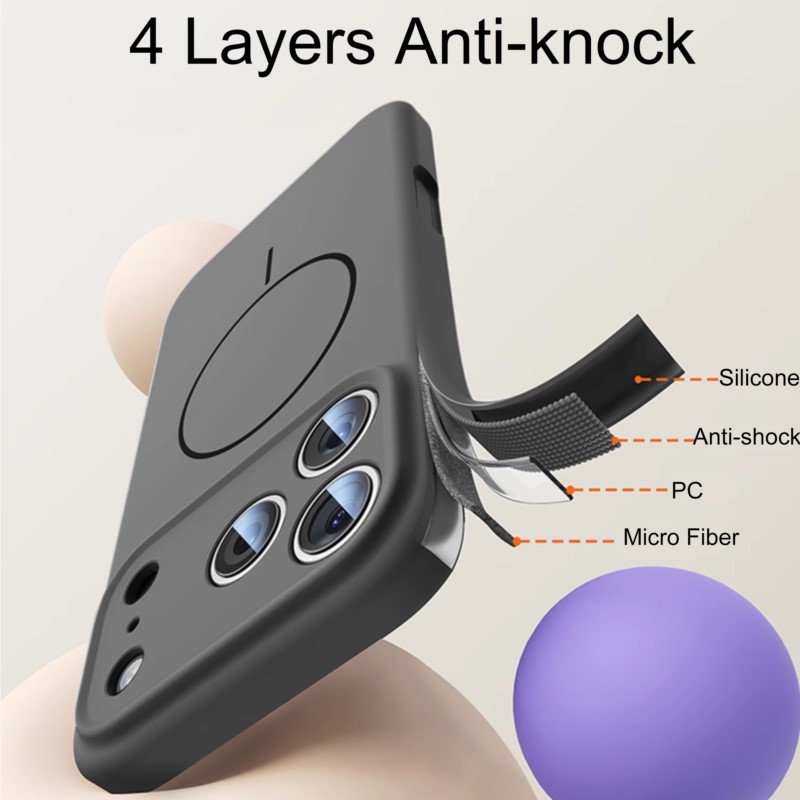Luxury Liquid Silicone Case Fo - đánh giá và giá Liquid Silicone Magnetic Phone Case