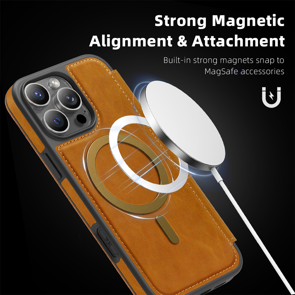 Magnetic Flip Leather Phone Ca - đánh giá và giá Leather Wallet Card Holder Phone Cover