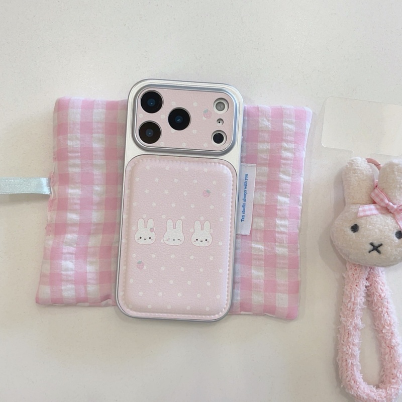 Cute strawberry Cartoon Miffy  - đánh giá và giá Cute Cartoon Wrist Strap Silicone Case